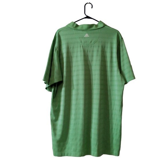 Adidas Men's Mint Green Polo Ribbed  No Size Measurements In  Pics Measures XL - Picture 2 of 15